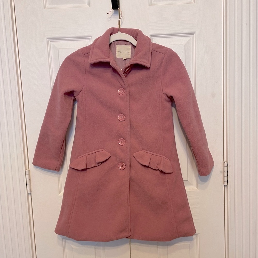Winter Clearance Copper Key Girls peacoat pink